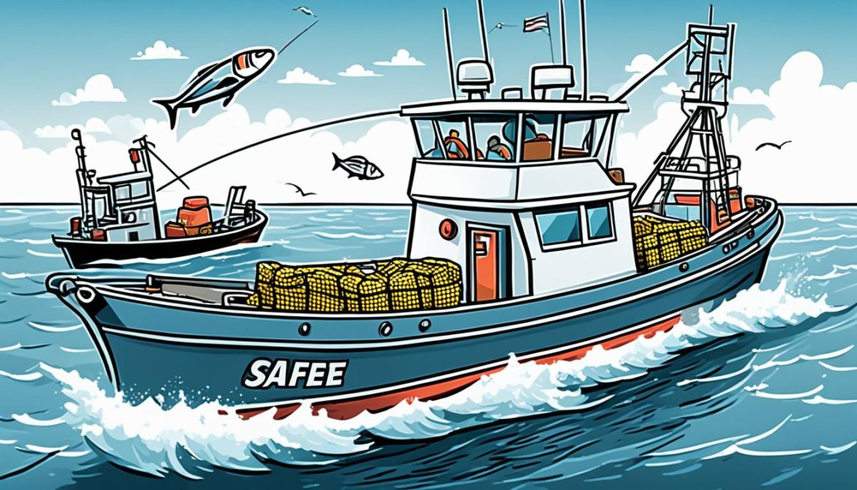 safe distance when passing fishing boats